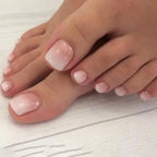 Solid Color False Toenails Summer