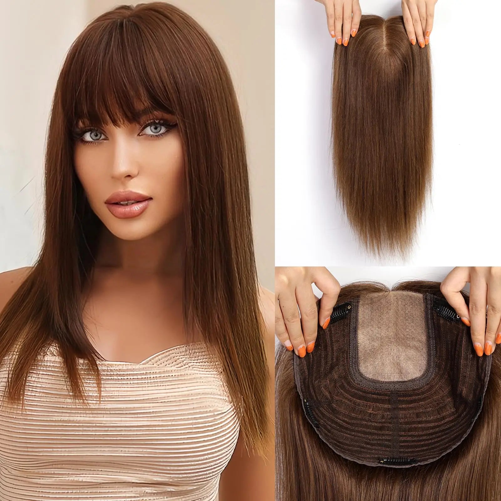 Remy Hair Topper