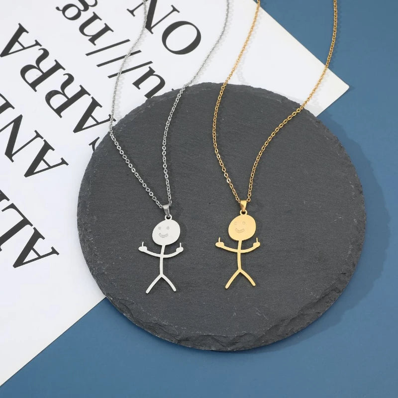 Graffiti Character Punk Necklace