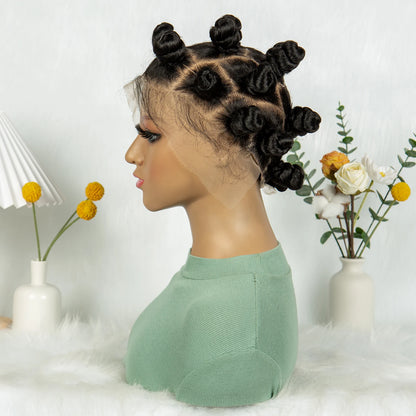Synthetic Lace Braided Wig