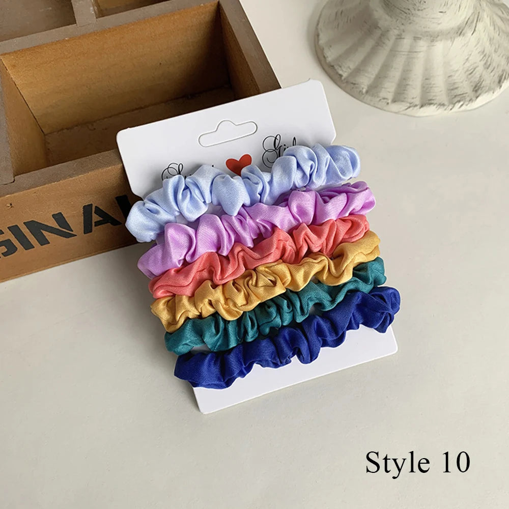 Satin Scrunchie Set