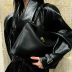 Large Capacity PU Leather Tote Bag
