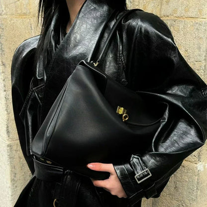 Large Capacity PU Leather Tote Bag