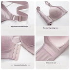 Seamless Embroidery Bra