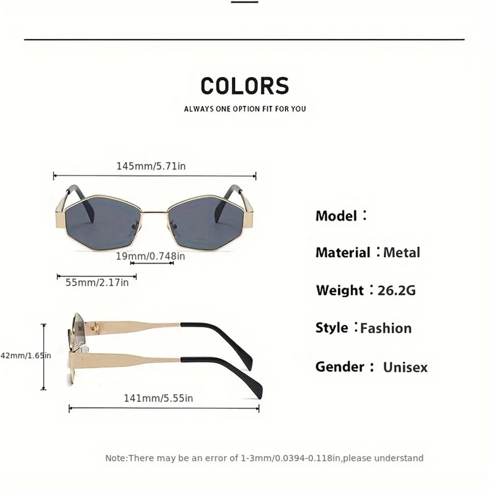 Vintage Punk Round Sunglasses