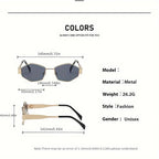 Vintage Punk Round Sunglasses