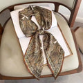 Graphic Ribbon Long Strip Scarf