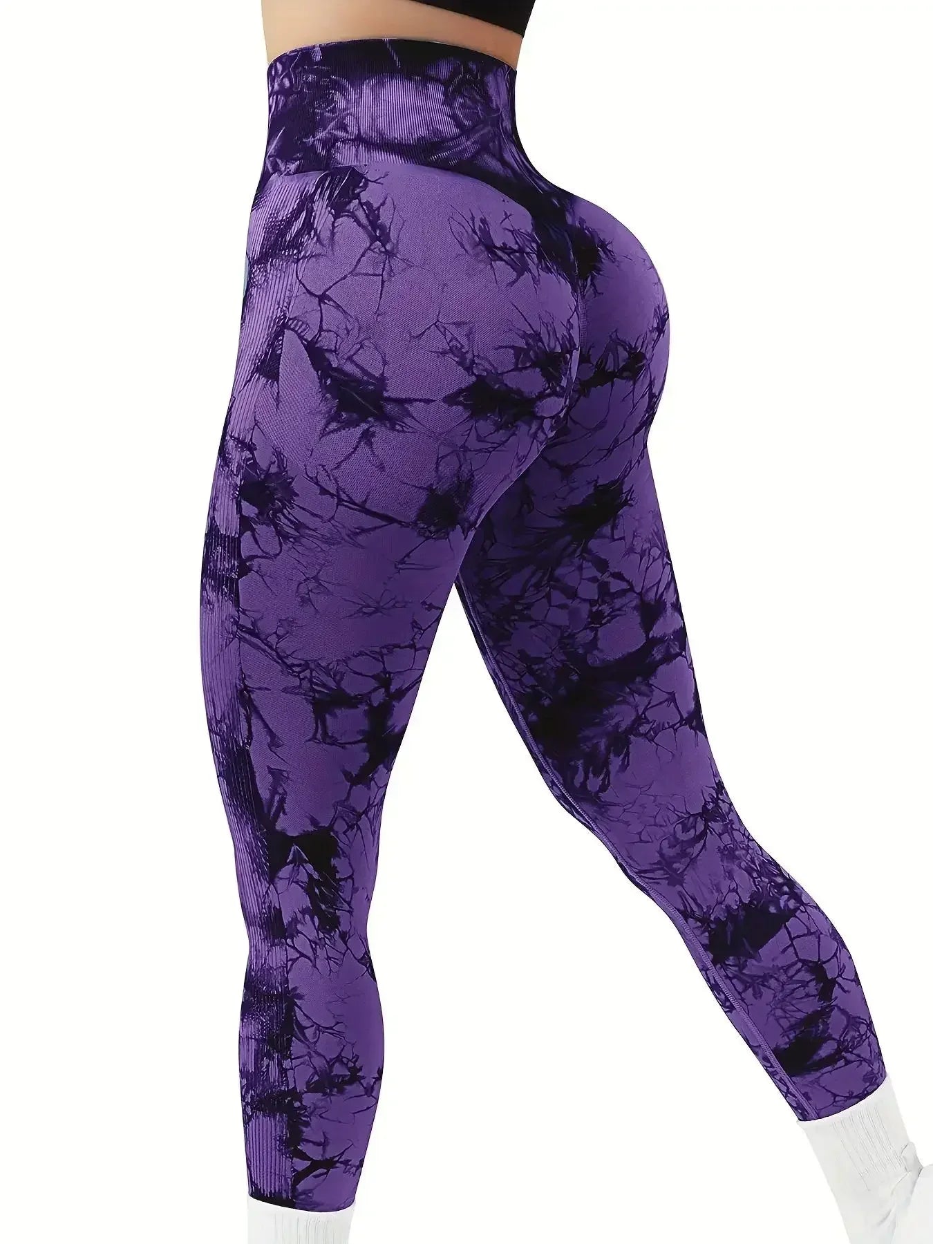 Tie-Dye Seamless High Waist Yoga Pants