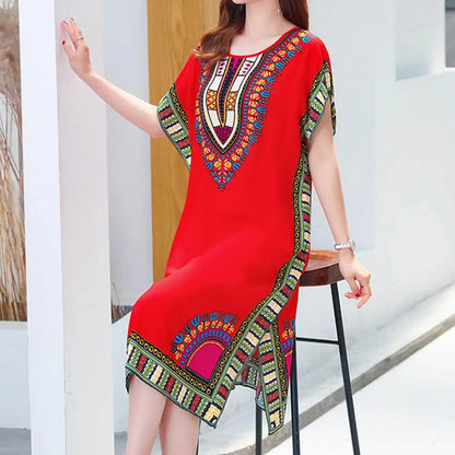 Ethnic Style Women’s Midi Dress