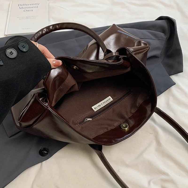 PU Casual Tote Bag