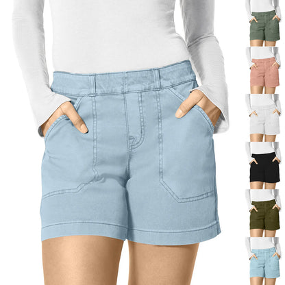 Summer Stretch Denim Shorts