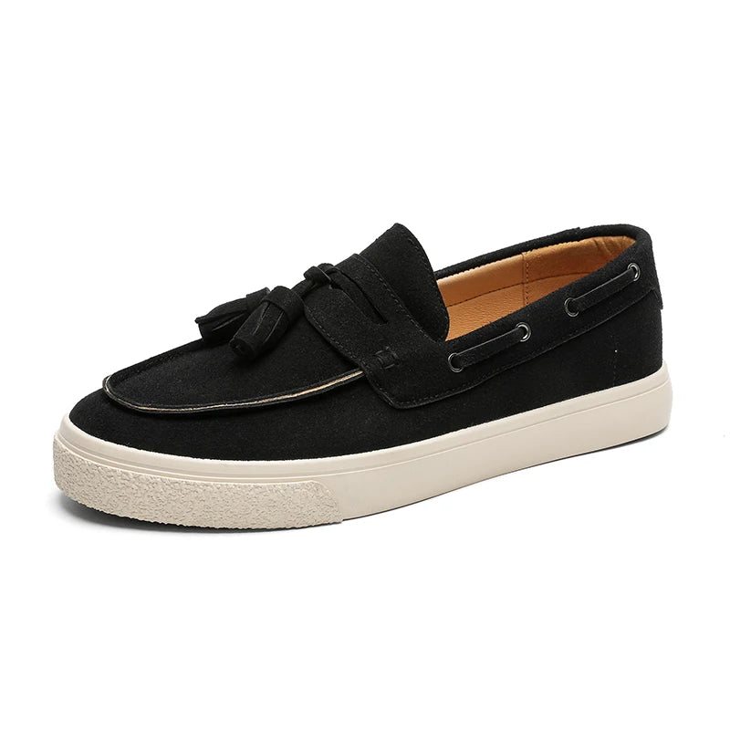 Handmade Suede Leather Loafers