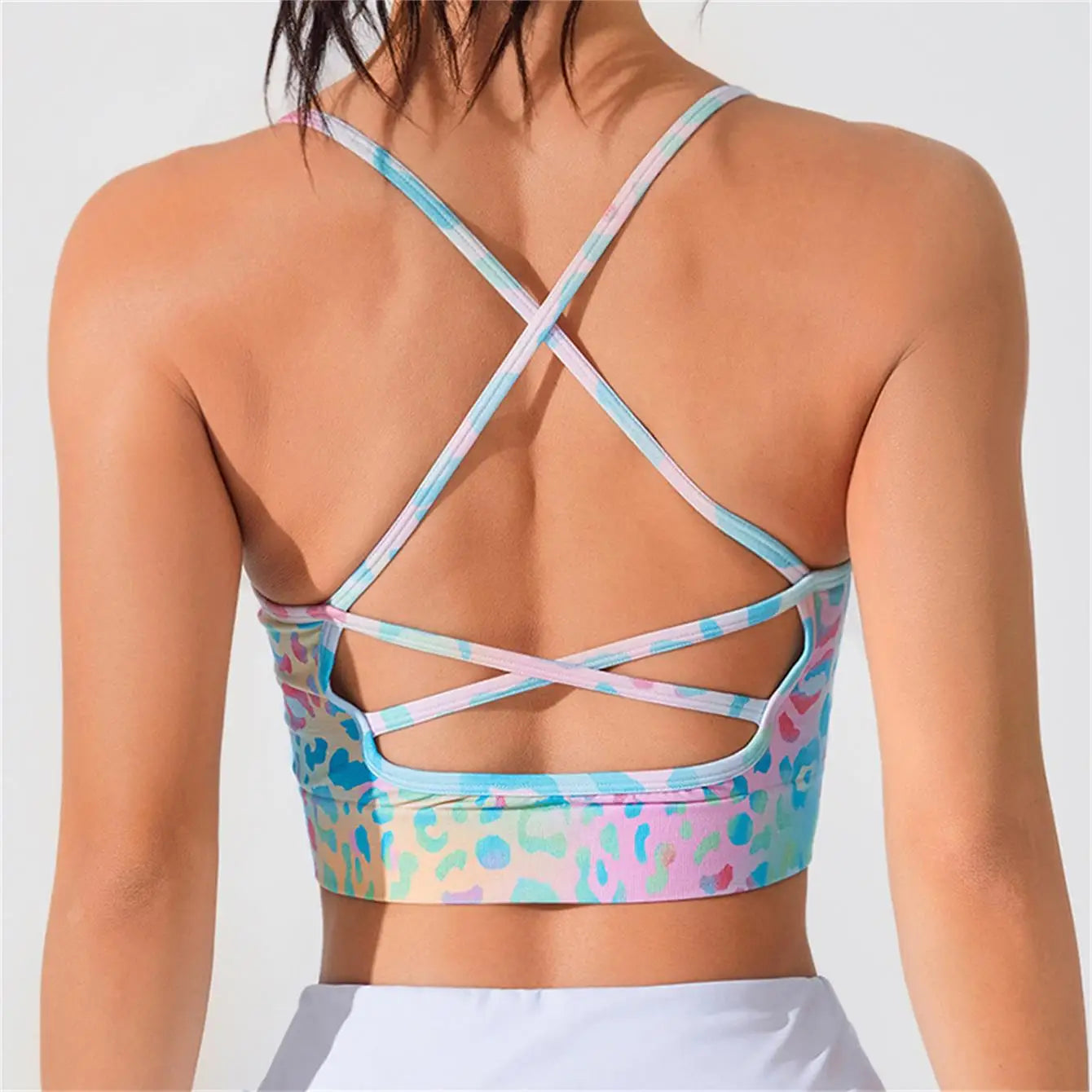 Floral Yoga Bra