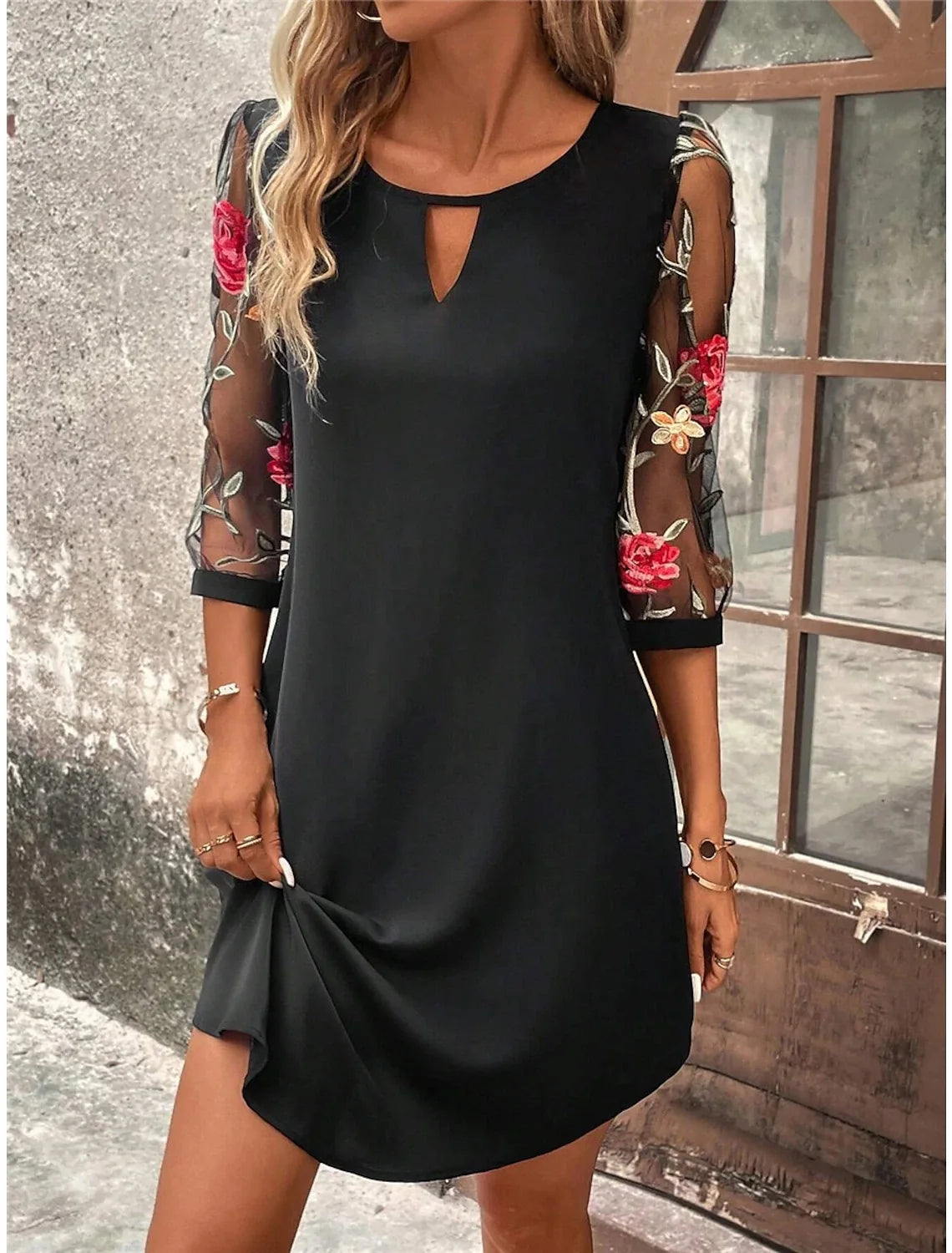 Printed Summer Mini Dress