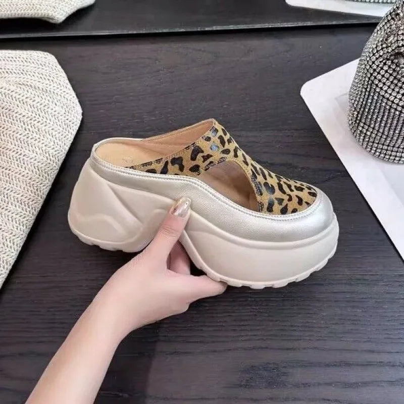 Roman Button Slippers