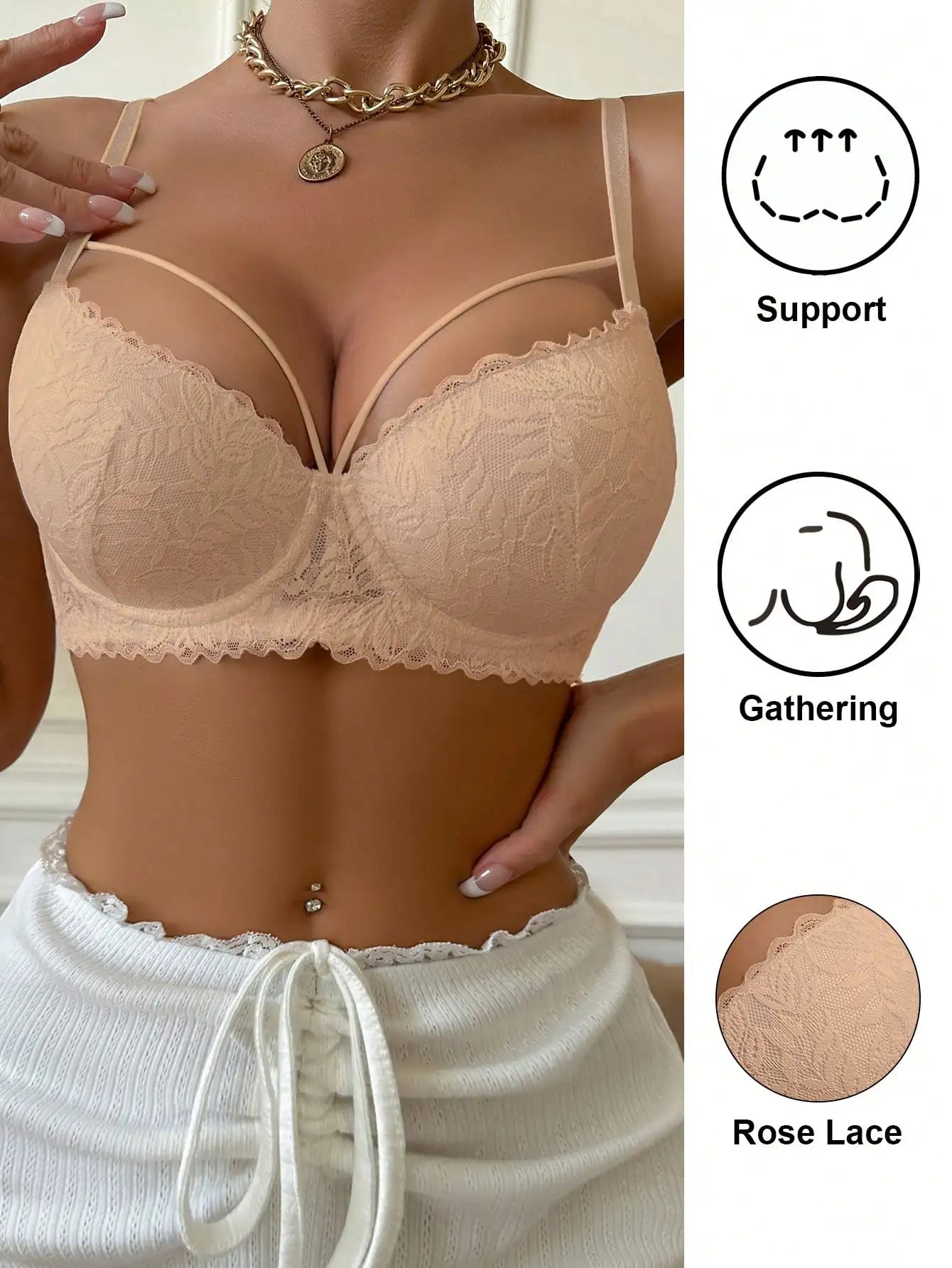 Underwire Anti-Sagging Bra