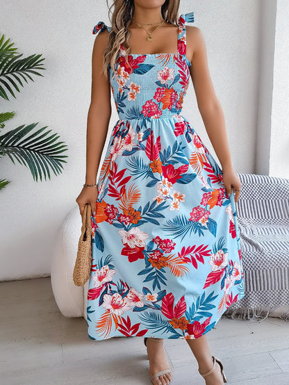 Summer Floral Maxi Dress