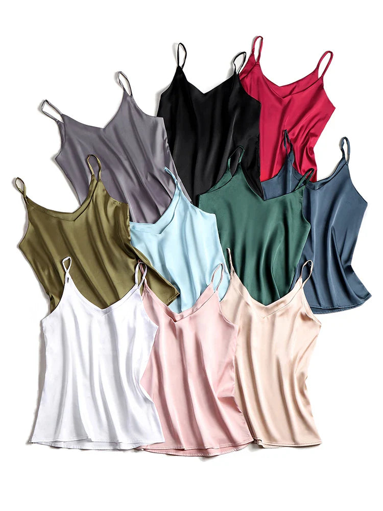 Halter V-Neck Tank Top