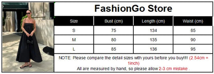 Black Backless Long Dress