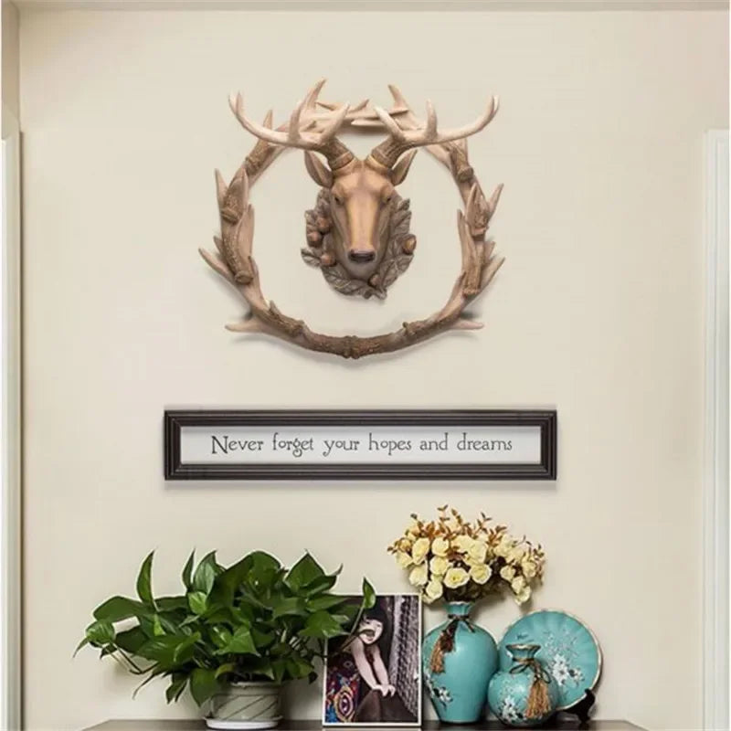 Deer Head Wall Hanging Decoration