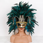 Feather Masquerade Party Mask