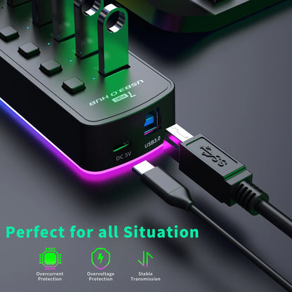 7-Port USB Hub