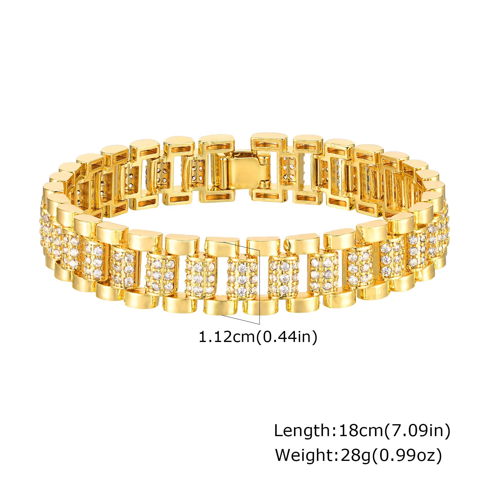 Gold Copper Chain Bracelet