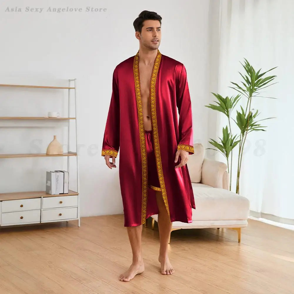 Robe Shorts Pajamas Set Bathrobe