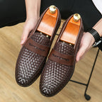 Genuine Leather Bean Loafers
