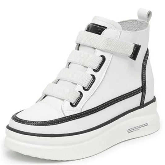 Platform Leather Sneakers