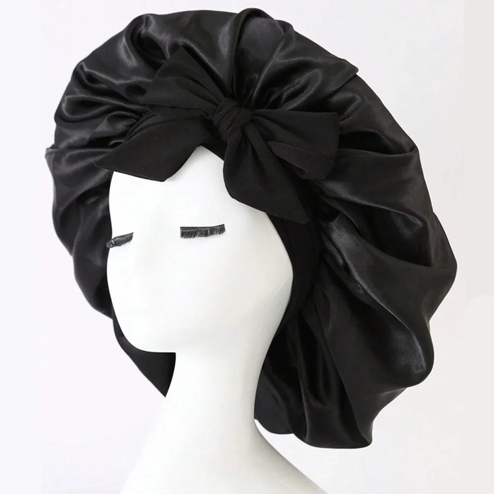 Adjustable Satin Sleep Bonnet