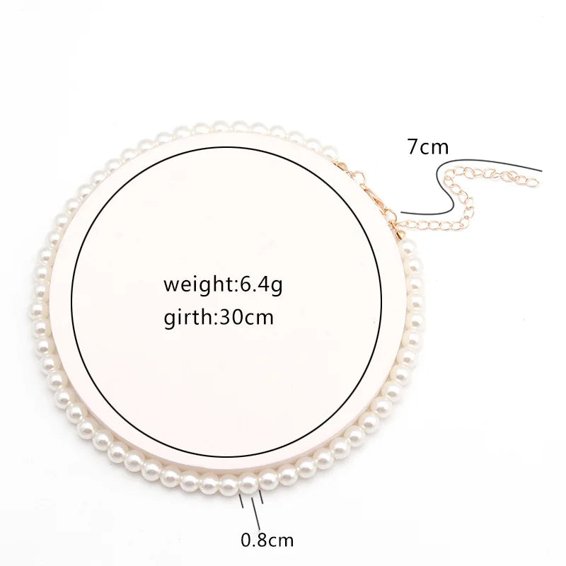 Fashionable Pearl Love Necklace