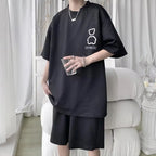 Hip-Hop Striped Sports Set