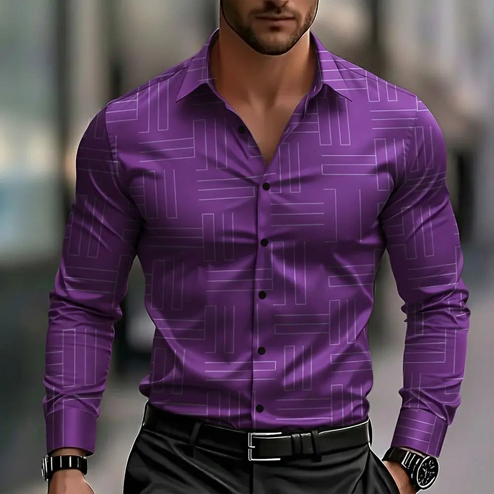 Printed Casual Button Shirt