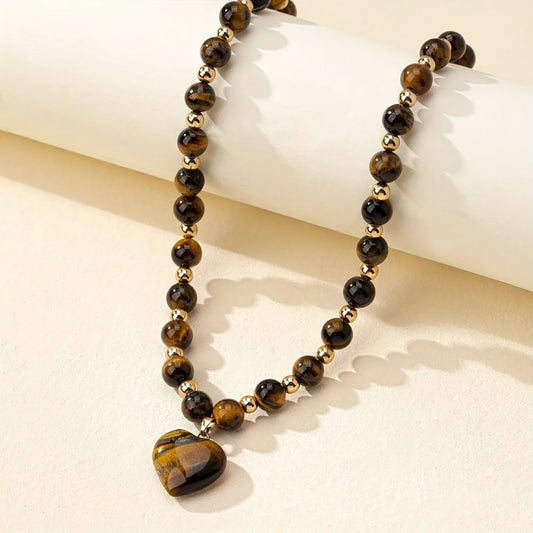 Tiger Eye Stone Necklace
