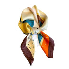 Polka Dot Square Silk Scarf