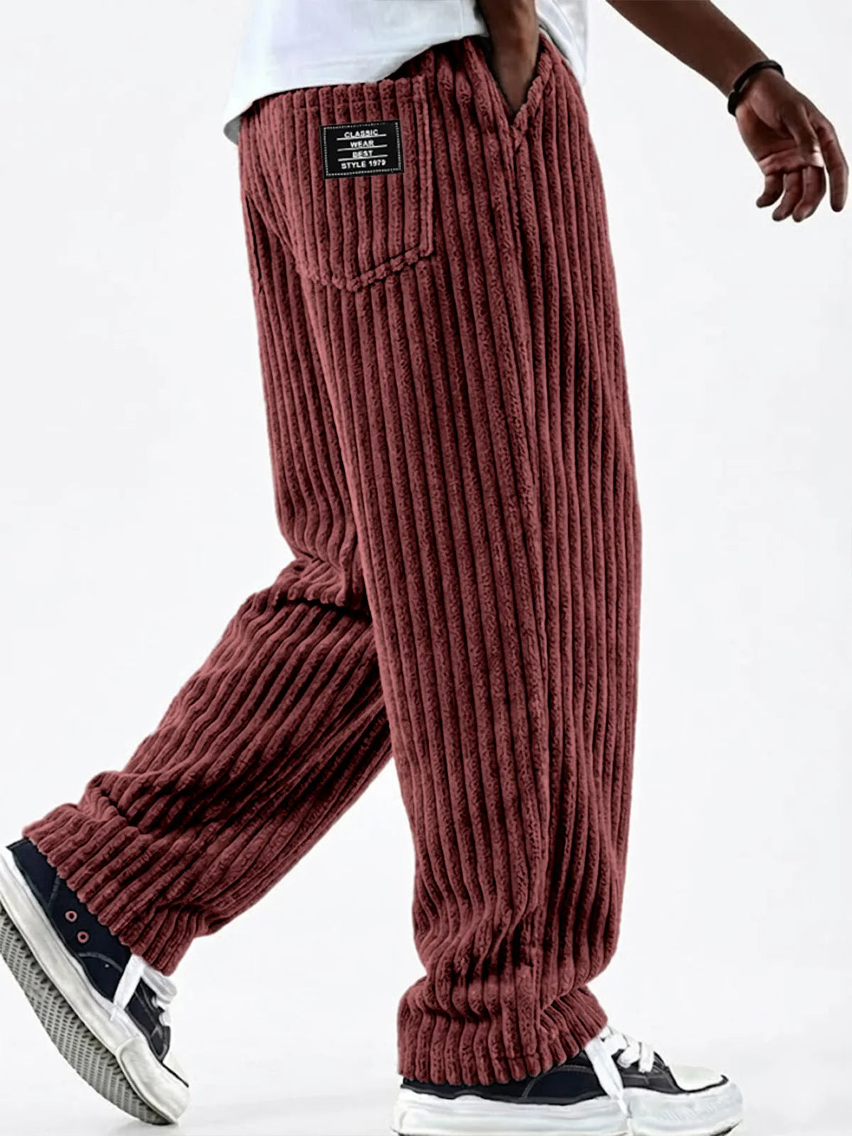 Corduroy Knit Casual Pants