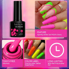 LILYCUTE Fluorescent Gel Nail Polish