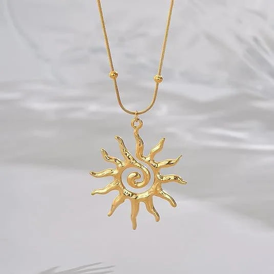 Beaded Pendant Chain Necklace