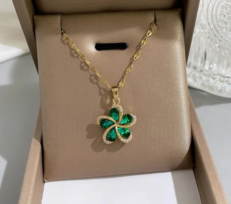 Lucky Charm Zircon Necklace