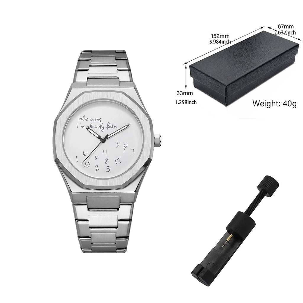 MOBANGTUO Arabic Digital Steel Watch