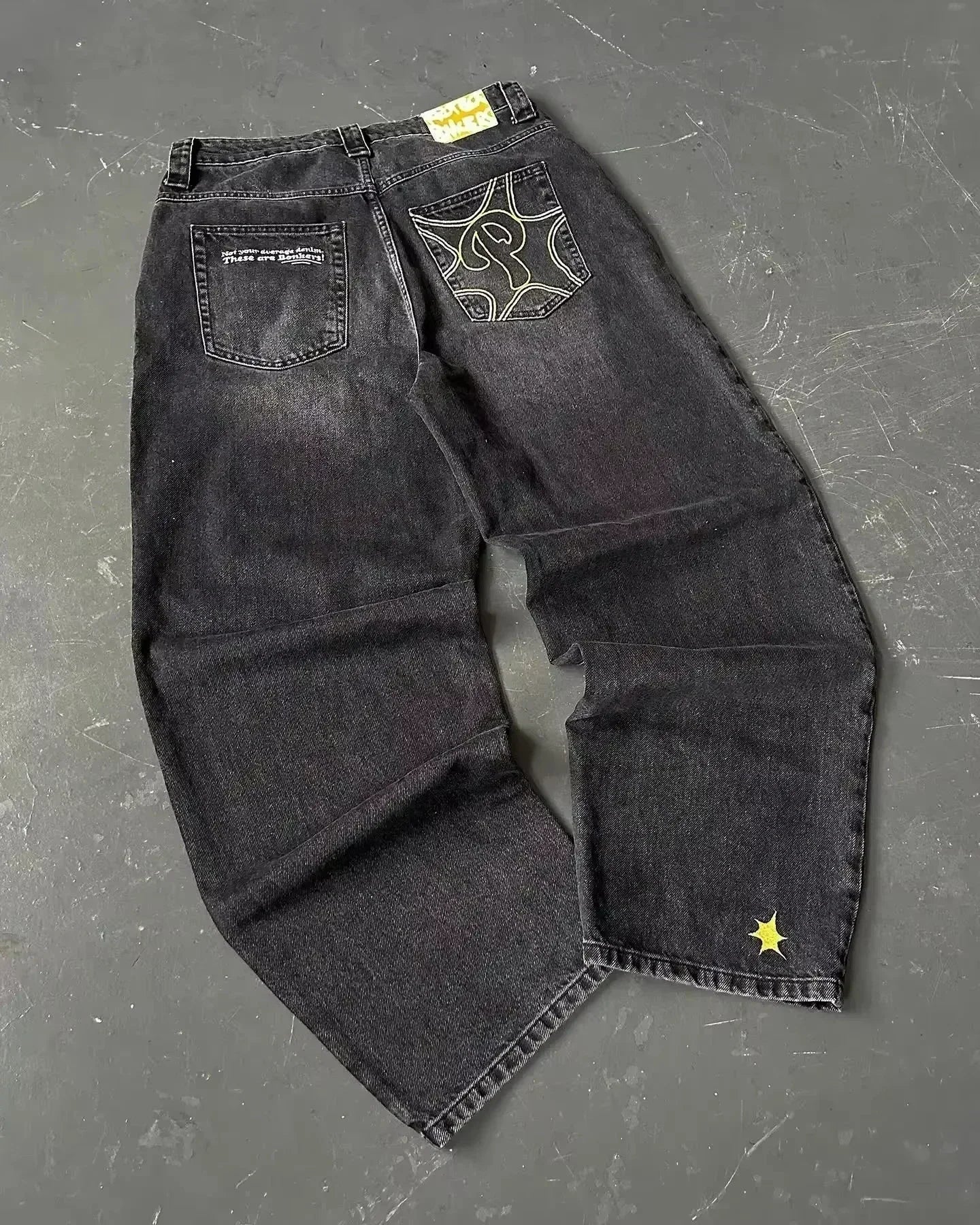 Joker embroidered jeans