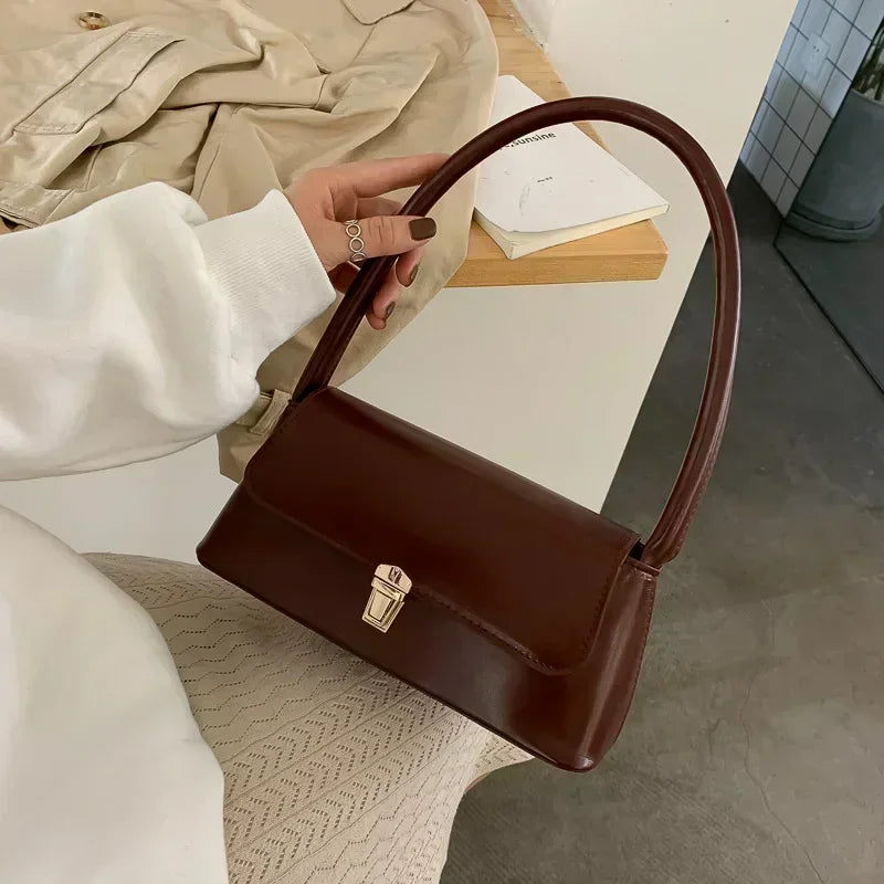 PU Saddle Shoulder Bag