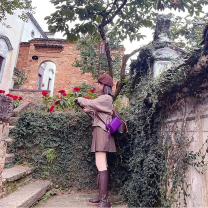 Personalized Purple Square Bag