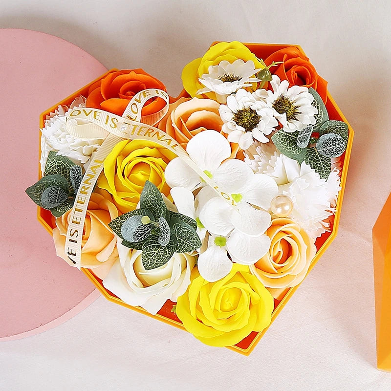 Heart Soap Roses