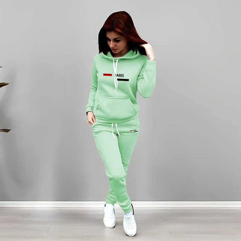 Hooded Tracksuit Set