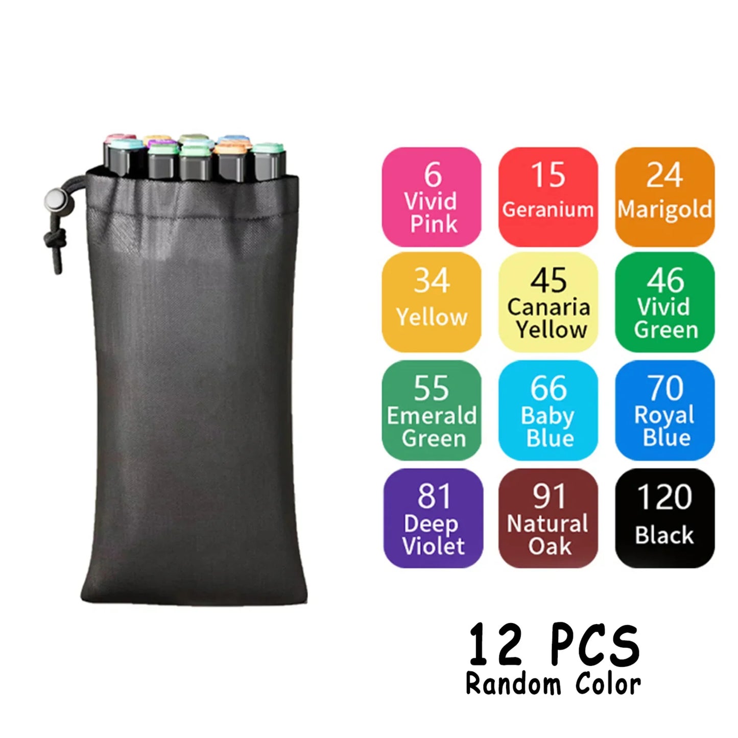 Double Tip Permanent Art Markers