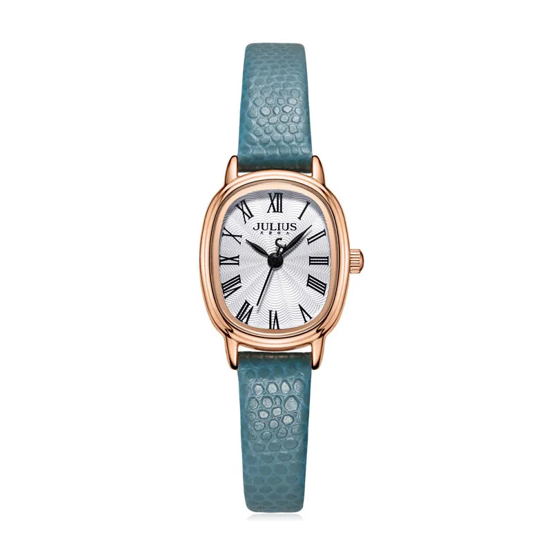 Tonneau Leather Watch
