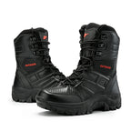 SENLONGBAO Desert Combat Leather Boots
