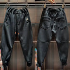 Wide jogger sweatpants